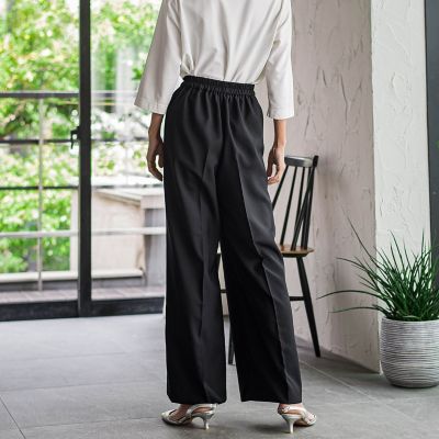 【ＷＥＢ限定】タックワイドパンツ≪洗濯機で洗える≫