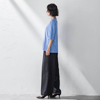 【ＷＥＢ限定】タックワイドパンツ≪洗濯機で洗える≫
