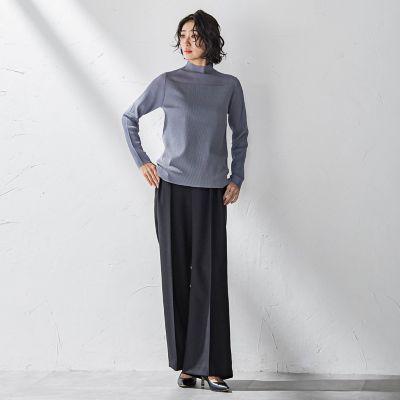 【ＷＥＢ限定】タックワイドパンツ≪洗濯機で洗える≫