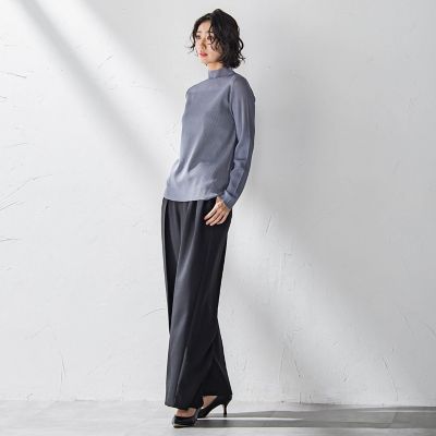 【ＷＥＢ限定】タックワイドパンツ≪洗濯機で洗える≫