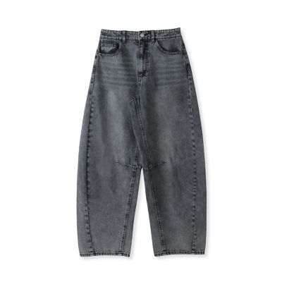 WEB限定】デニムカーブパンツ≪洗濯機で洗える≫ | la.f