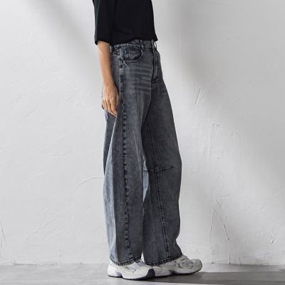【ＷＥＢ限定】デニムカーブパンツ≪洗濯機で洗える≫