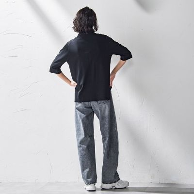 【ＷＥＢ限定】デニムカーブパンツ≪洗濯機で洗える≫