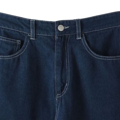 【ＷＥＢ限定】デニムカーブパンツ≪洗濯機で洗える≫