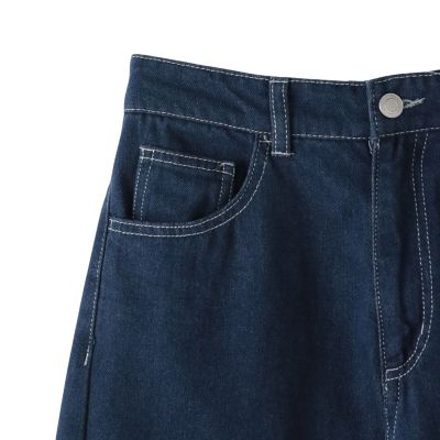 【ＷＥＢ限定】デニムカーブパンツ≪洗濯機で洗える≫