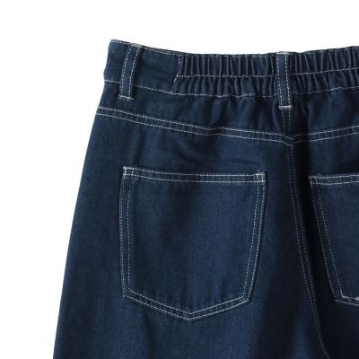 【ＷＥＢ限定】デニムカーブパンツ≪洗濯機で洗える≫