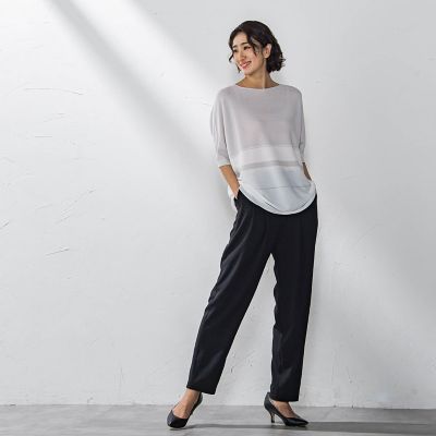 キレリテーパードパンツ≪洗濯機で洗える≫