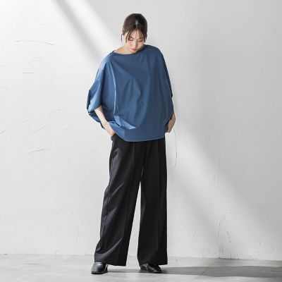ドライシャンタンワイドパンツ≪洗濯機で洗える≫