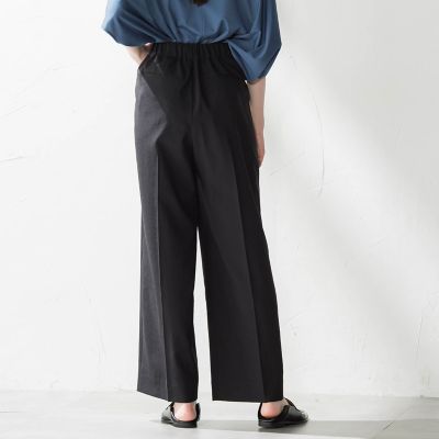 ドライシャンタンワイドパンツ≪洗濯機で洗える≫
