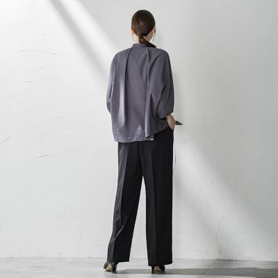 ドライシャンタンワイドパンツ≪洗濯機で洗える≫