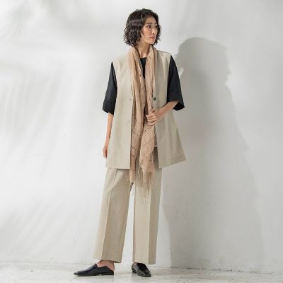 ドライシャンタンワイドパンツ≪洗濯機で洗える≫