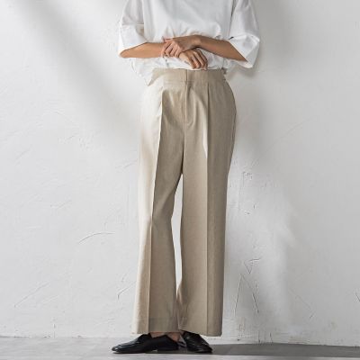ドライシャンタンワイドパンツ≪洗濯機で洗える≫