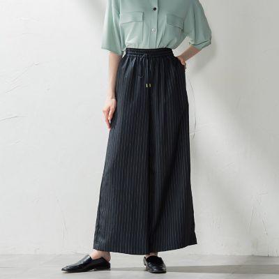 【SALE】la.f...（Women）/ラ エフ タンブラーブッチャーワイドパンツ&#8810;手洗い可能&#8811; 25ダークネイビー パンツ・ズボン【三越伊勢丹/公式】