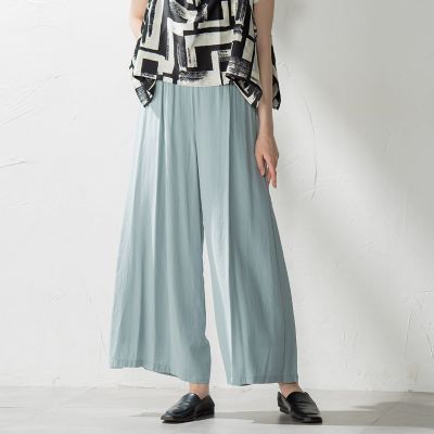 【ＷＥＢ限定】ガウチョワイドパンツ≪手洗い可能≫