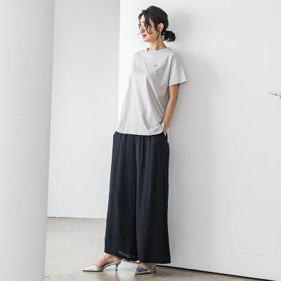 【ＷＥＢ限定】ウエストギャザーワイドパンツ≪手洗い可能≫