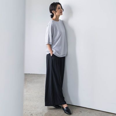 【ＷＥＢ限定】ウエストギャザーワイドパンツ≪手洗い可能≫