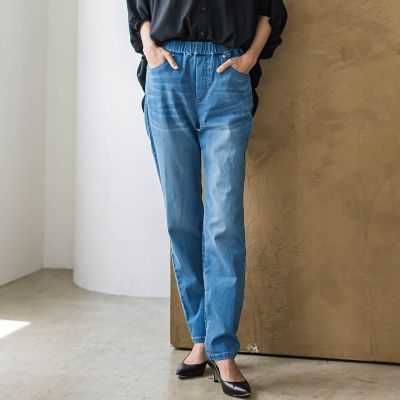【SALE】la.f...（Women）/ラ エフ "しゃがんでも走っても、ノンストレス"デニムレギパン&#8810;洗濯機で洗える&#8811; 07ブルー パンツ・ズボン【三越伊勢丹/公式】