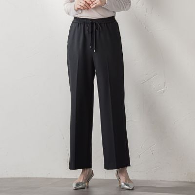 la.f...（Women）/ラ エフ ピクシエスタワイドパンツ&#8810;洗濯機で洗える&#8811; 04ブラック パンツ・ズボン【三越伊勢丹/公式】