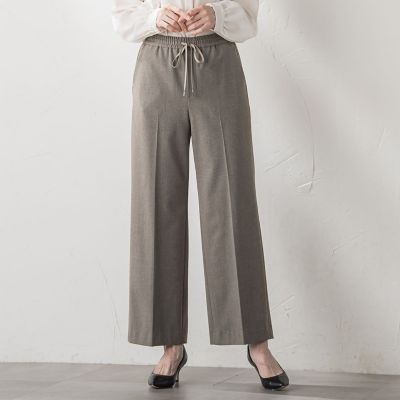 ＜la.f...（Women）＞【ｂｉｙｏｒｉ】ピクシエスタワイドパンツ≪洗濯機で洗える≫