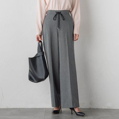 ＜la.f...（Women）＞エクセレントウォーム裏起毛ワイドパンツ