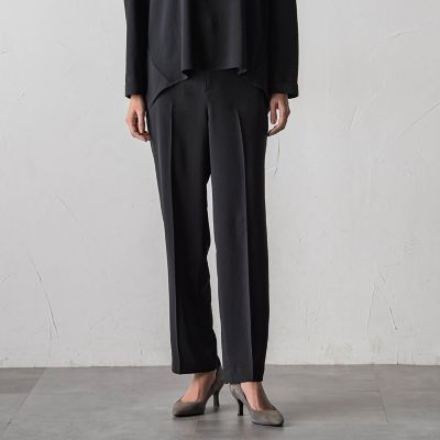 ＜la.f...（Women）＞ハイストレッチカルゼストレートパンツ