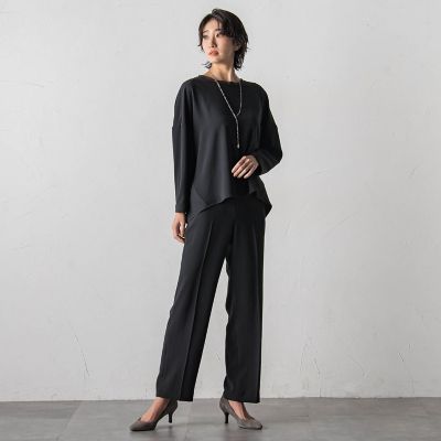 ハイストレッチカルゼストレートパンツ | la.f (Women)/ラ エフ