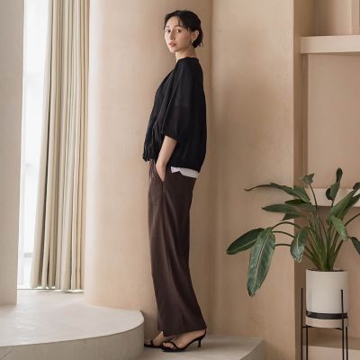 リネンライクベイカーパンツ | la.f (Women)/ラ エフ | 三越伊勢丹