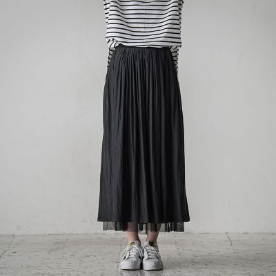 【ＷＥＢ限定色あり】リバーシブルチュールスカート≪洗濯機で洗える≫