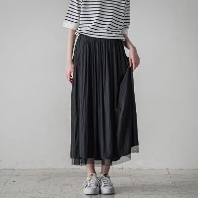 【ＷＥＢ限定色あり】リバーシブルチュールスカート≪洗濯機で洗える≫