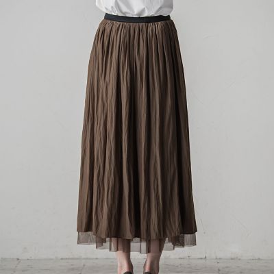 【ＷＥＢ限定色あり】リバーシブルチュールスカート≪洗濯機で洗える≫