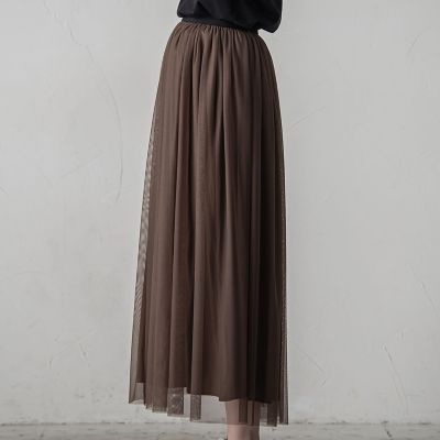 【ＷＥＢ限定色あり】リバーシブルチュールスカート≪洗濯機で洗える≫