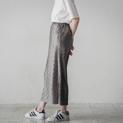 【ＷＥＢ＆ａｍｐ　一部店舗限定】ニュアンスプリーツナロースカート
