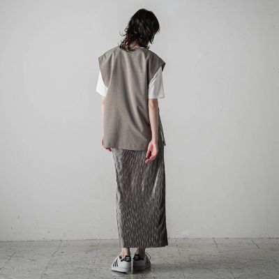 【ＷＥＢ＆ａｍｐ　一部店舗限定】ニュアンスプリーツナロースカート
