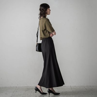 【ＷＥＢ限定】リネンライクマーメイドスカート≪セットアップ対応／洗濯機で洗える≫