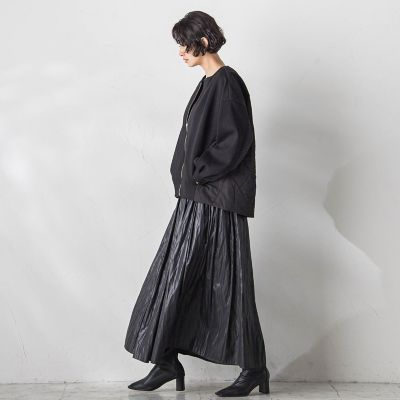 【カタログ掲載】割繊ギャザースカート≪手洗い可能≫