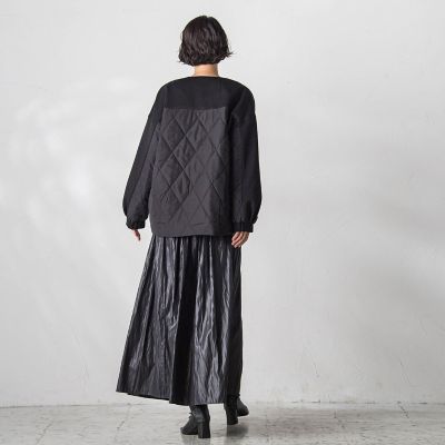 【カタログ掲載】割繊ギャザースカート≪手洗い可能≫