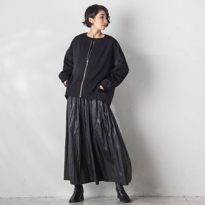 【カタログ掲載】割繊ギャザースカート≪手洗い可能≫