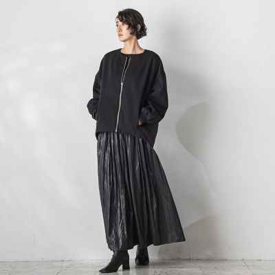 【カタログ掲載】割繊ギャザースカート≪手洗い可能≫