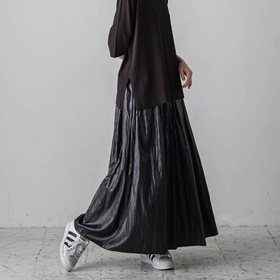 【カタログ掲載】割繊ギャザースカート≪手洗い可能≫
