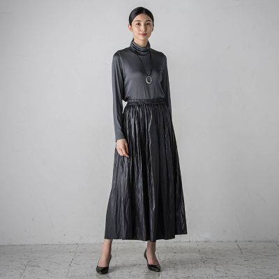 【カタログ掲載】割繊ギャザースカート≪手洗い可能≫