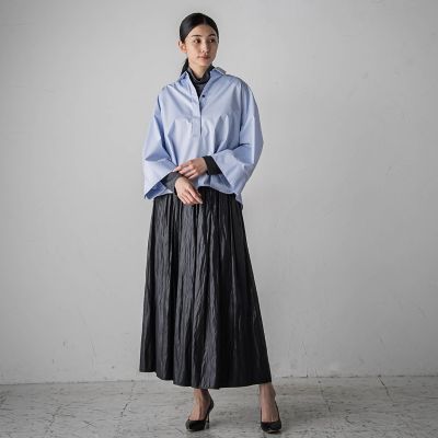 【カタログ掲載】割繊ギャザースカート≪手洗い可能≫