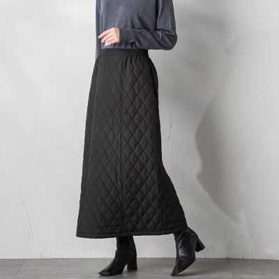 キルトタフタスカート≪洗濯機で洗える≫