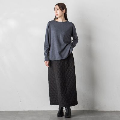 キルトタフタスカート≪洗濯機で洗える≫