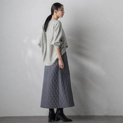 キルトタフタスカート≪洗濯機で洗える≫