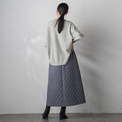 キルトタフタスカート≪洗濯機で洗える≫