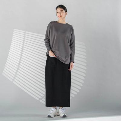 配色トリムスカート≪手洗い可能≫