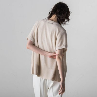 片畦サマーニットジレ≪手洗い可能／防しわ≫ | la.f（Women
