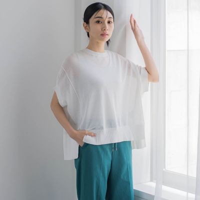 ＜la.f...（Women）＞【ＷＥＢ限定】ドルマンサマーニット≪手洗い可能≫