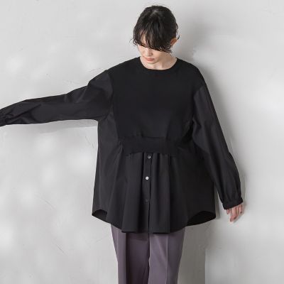 レイヤード風プルオーバー≪手洗い可能≫ レイヤード風プルオーバー≪手洗い可能≫ | la.f（Women）/ラ