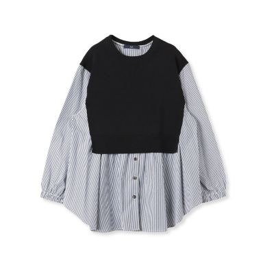 レイヤード風プルオーバー≪手洗い可能≫ レイヤード風プルオーバー≪手洗い可能≫ | la.f（Women）/ラ